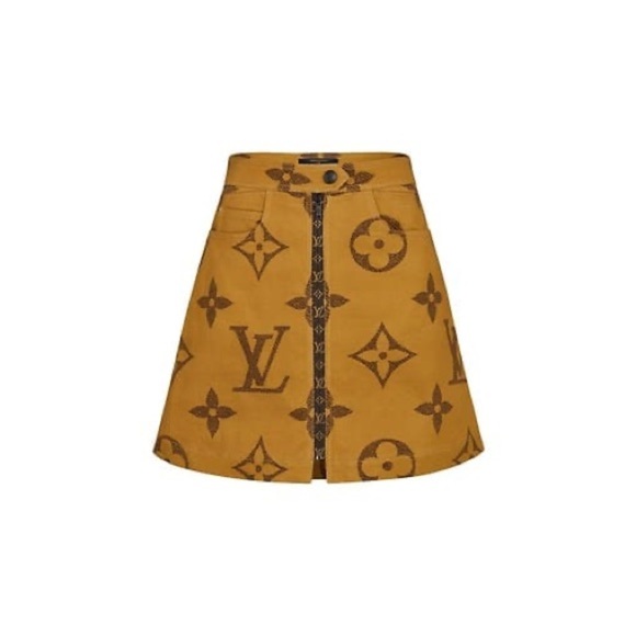 Louis Vuitton Dresses & Skirts - Louis Vuitton Monogram Cotton Mini Skirt – Size 36 (XS-S)